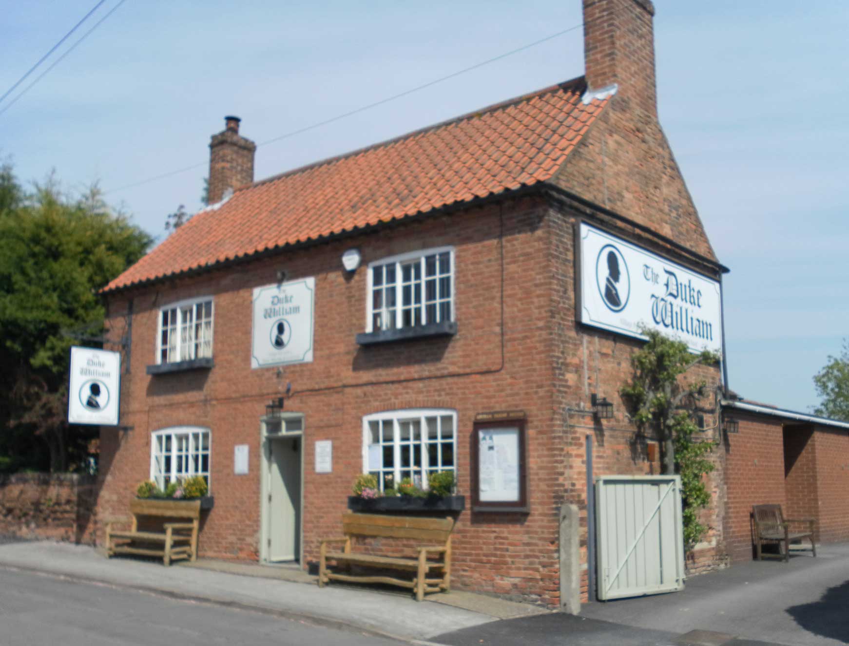 Duke William Pub in Askham, Rural north Nottinghamshire village